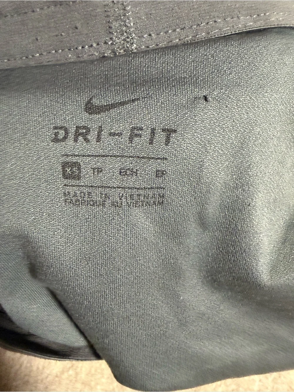 Nike‎ Women's Gray Geometric Print Athletic Shorts
